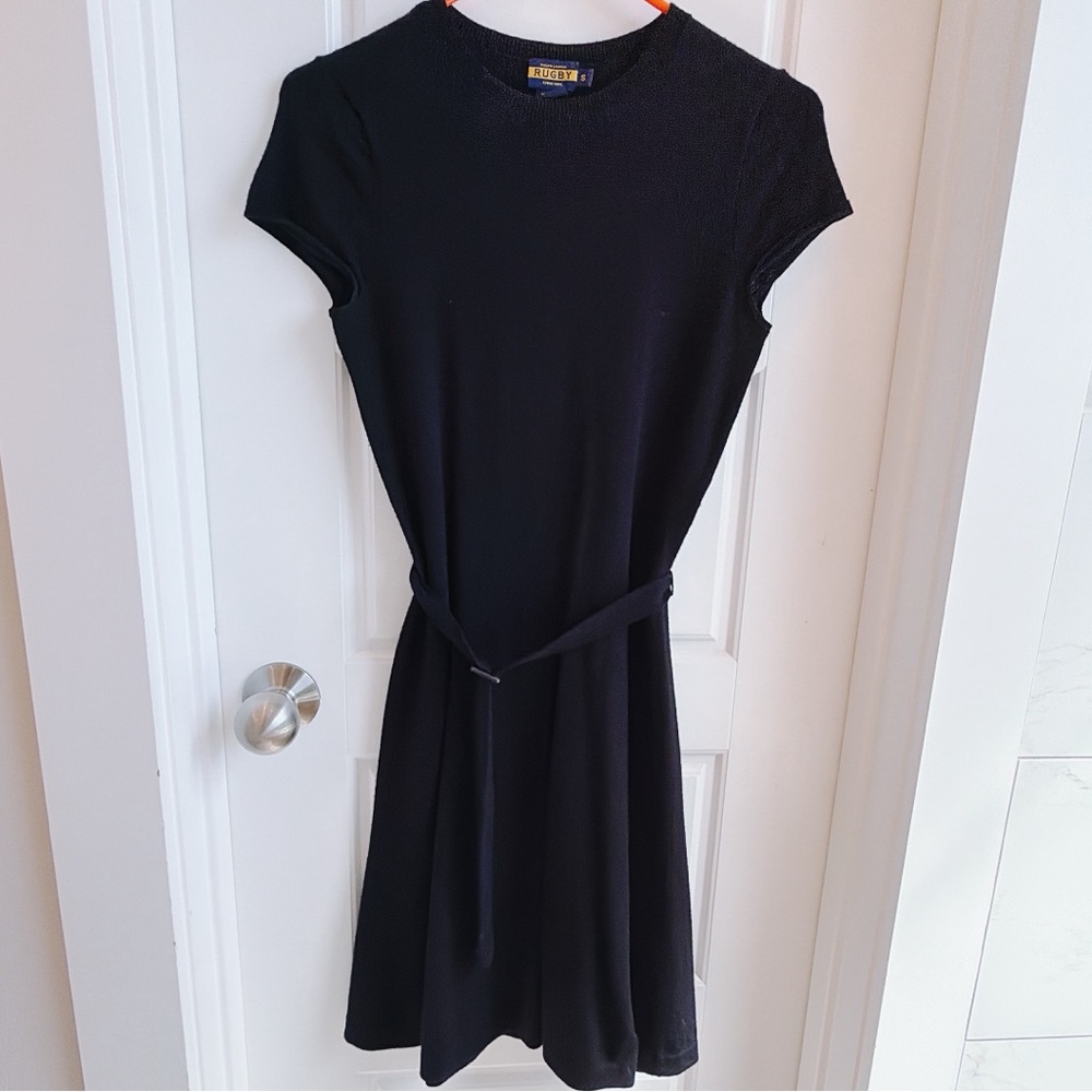 Ralph Lauren Rugby Merino Wool Belted Sweater Dress size S